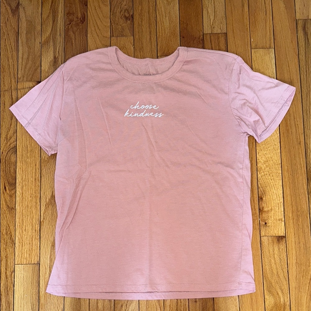 Zoe + Liv Pink Short Sleeve Tee